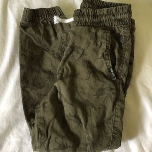 H&M Dino Cotton Twill Joggers